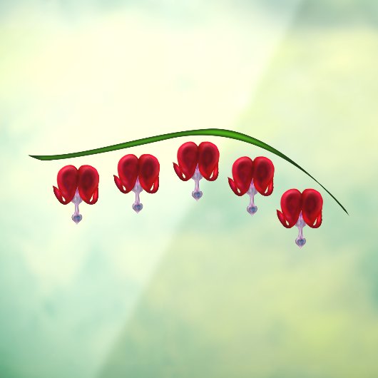 Illustratie Rode bloedingen Raamsticker (Vel 3)