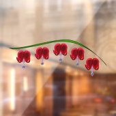 Illustratie Rode bloedingen Raamsticker (Vel 2)