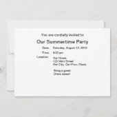 Illustratie rode ventilator kaart (Achterkant)