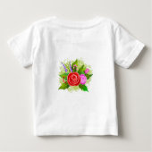 Illustratie roos bloemen (Achterkant)