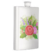 Illustratie roos bloemen flacon (Rechts)