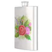 Illustratie roos bloemen flacon (Links)