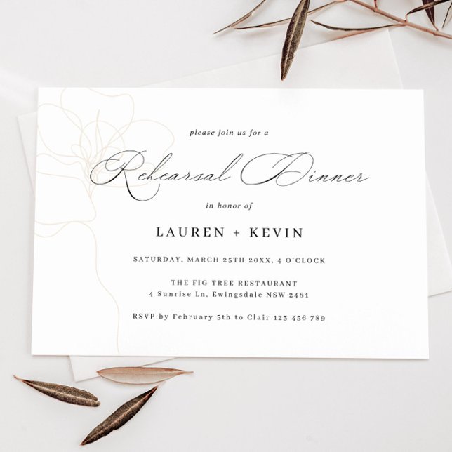 Illustratie Roos repetitie binnenhuisuitnodiging (Creator heeft geüpload)