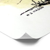  illustratie "Rooster" Poster (Hoek)