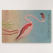 Illustratie  roze flamingo (1889) legpuzzel (Horizontaal)