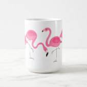 Illustratie roze flamingos koffiemok (Center)