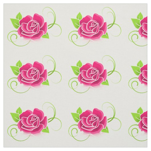 Illustratie roze Rose Stof (Swatch)