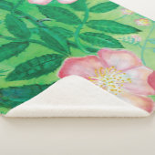 Illustratie roze vrij Roos Sherpa Deken (3/4)