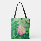 Illustratie roze vrij Roos Tote Bag (Achterkant)