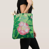 Illustratie roze vrij Roos Tote Bag (Dichtbij)