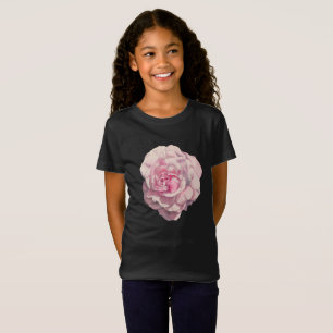 Illustratie roze Waterverf T-shirt