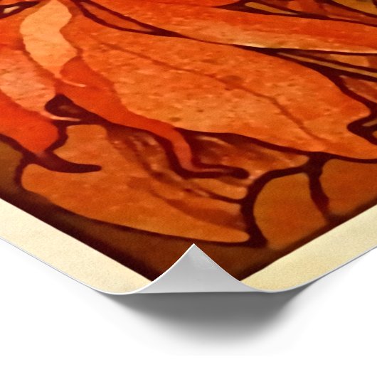 Illustratie Ruby van Alphonse Mucha Poster (Hoek)