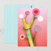 Illustratie Rupydetequila Childrens Briefkaart (Voorkant / Achterkant)