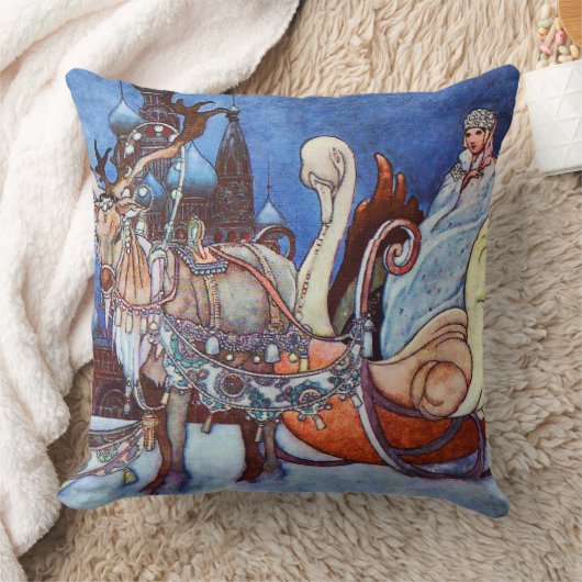 Illustratie Russische prinses Charles Robinson Kussen (Deken)