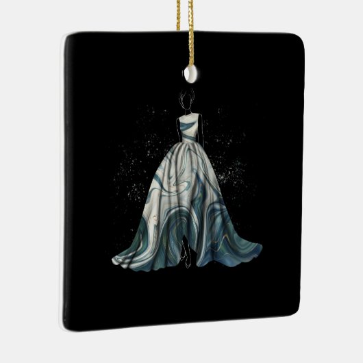 Illustratie 's avonds Mode Keramisch Ornament (Rechts)