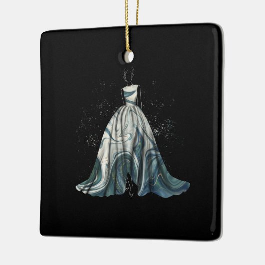 Illustratie 's avonds Mode Keramisch Ornament (Links)