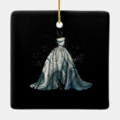 Illustratie 's avonds Mode Keramisch Ornament (Achterkant)