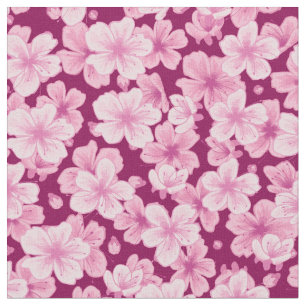 Illustratie Sakura-ventilator Stof