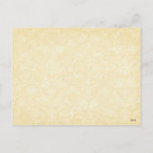  illustratie Santa in Antiek auto Feestdagenkaart (Achterkant)