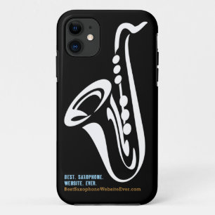 Illustratie Saxophone iPhone Case
