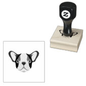 Illustratie schattige Franse Bulldog Rubberstempel (Gestempeld)