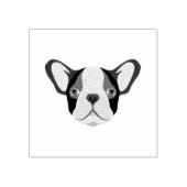 Illustratie schattige Franse Bulldog Rubberstempel (Afrduk)
