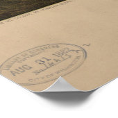 Illustratie  Schooner-jacht (1882) Poster (Hoek)