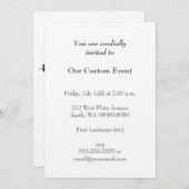 Illustratie  schrijfmachine kaart (Voorkant / Achterkant)