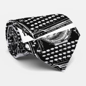 Illustratie  schrijfmachine stropdas (Opgerold)