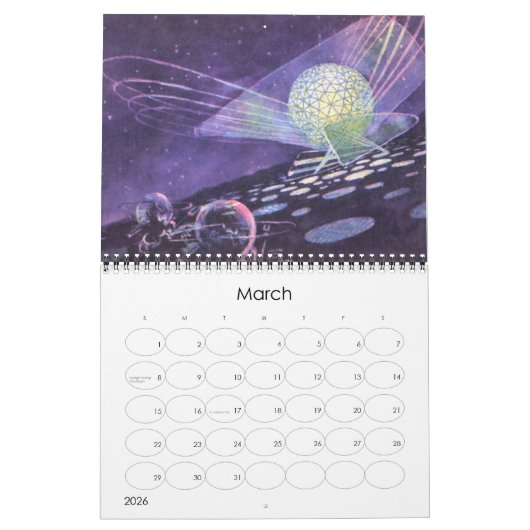  illustratie Science Fiction Kalender (Mar 2026)