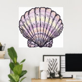 Illustratie Seashell Poster (Thuiskantoor)