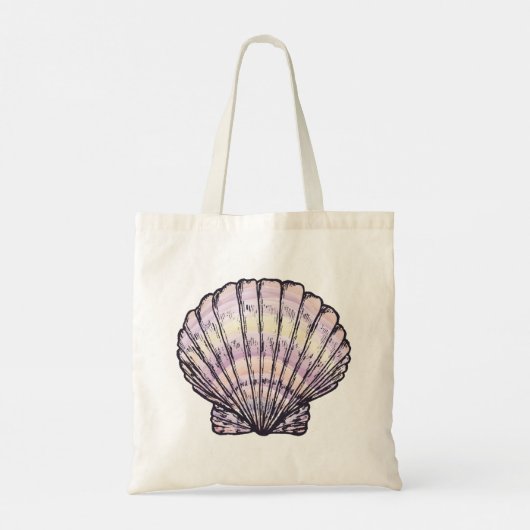 Illustratie Seashell Tote Bag (Achterkant)