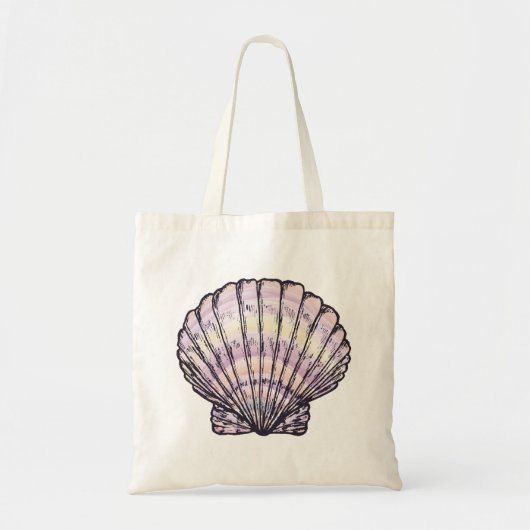 Illustratie Seashell Tote Bag (Voorkant)