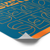 Illustratie seniorenavond basketbal klas 2026 poster (Hoek)