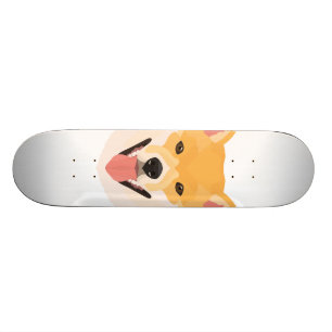 Illustratie Shiba Inu Persoonlijk Skateboard