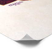 Illustratie Spaans kunstdeco ~ Artiest Penagos Poster (Hoek)