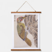  illustratie: specht hangend wandkleed (Voorkant)