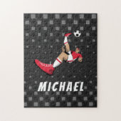 Illustratie speciale afkorting voetafspeelspeler:  legpuzzel (Verticaal)