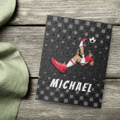 Illustratie speciale afkorting voetafspeelspeler:  legpuzzel