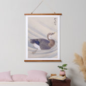  illustratie: Spot-billed eend Hangend Wandkleed (Slaapkamer)
