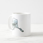 Illustratie staat Alaska Koffiemok (Voorkant links)