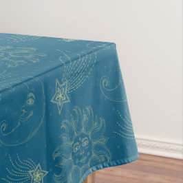 illustratie Sun Moon Stars Tafelkleed