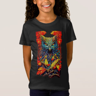 Illustratie T-Shirt Hoodie van Forest Owl