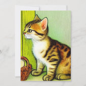 Illustratie  tabby Cat Aankondiging (Voorkant)