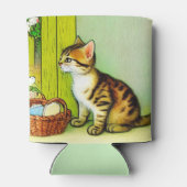 Illustratie  tabby Cat Blikjeskoeler (Achterkant)