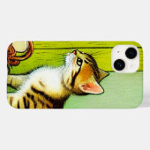 Illustratie tabby Cat Case-Mate iPhone Case (Achterkant (horizontaal))