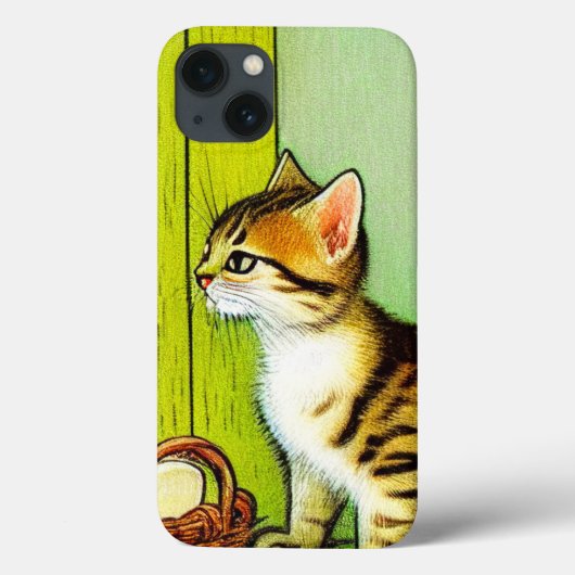 Illustratie tabby Cat Case-Mate iPhone Case (Achterkant)