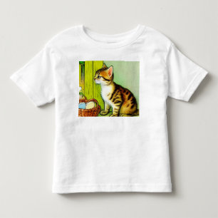Illustratie  tabby Cat Kinder Shirts