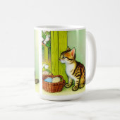 Illustratie  tabby Cat Koffiemok (Voorkant rechts)