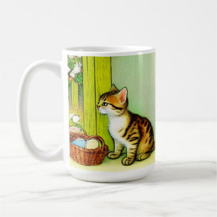Illustratie  tabby Cat Koffiemok
